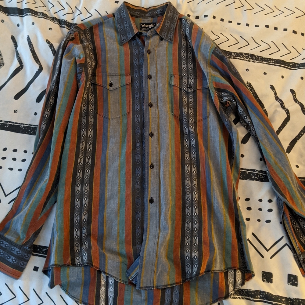 Vintage wrangler button up